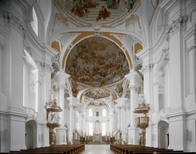 Innenansicht der Klosterkirche von Architekt Johann Balthasar Neumann von Balthasar Neumann
