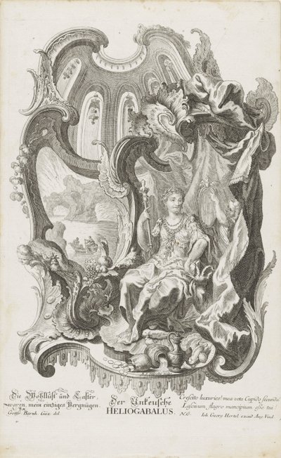 Der unkeusche Heliogabalus von Balthasar Sigmund Setletzky
