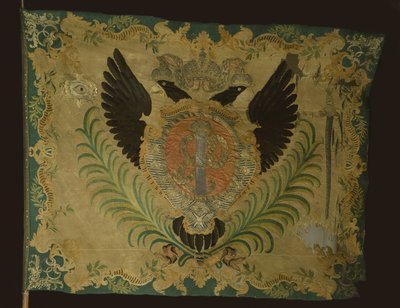 Flagge des Leib-Garde Preobrazhensky Regiments, 1742 von Banners and Standards Flags