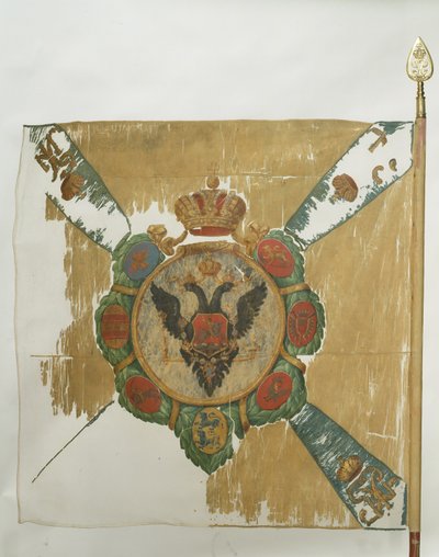 Flagge des Semenovsky Life-Guards Regiments, 1762 von Banners and Standards Flags