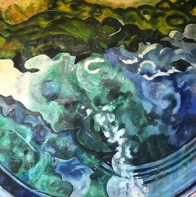 Lebhafte Ozeanlandschaft von Barbara Piatti