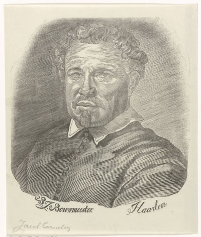 Porträt von Jacob Cornelisz. von Barend Johannes Bouwmeester