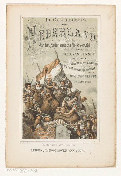Bestürmung von Haarlem von Barend Wijnveld