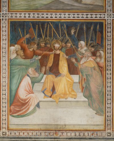 Szene aus dem Neuen Testament: Krönung mit Dornen von Barna da Siena