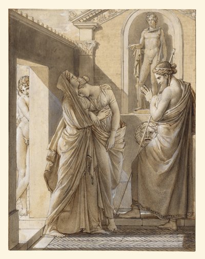 Der Vater von Psyche befragt das Orakel von Apollo von Baron François Pascal Simon Gérard