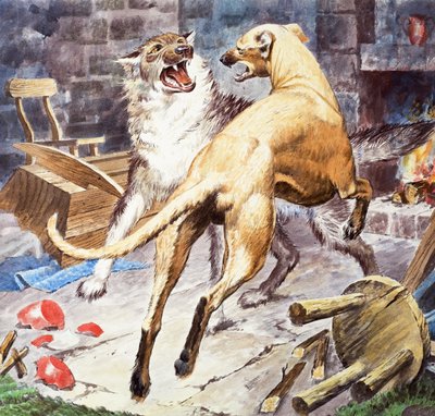 Tapferer Gelert von Barrie Linklater