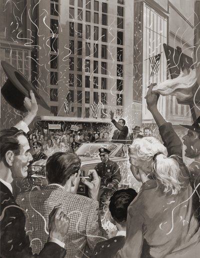 Richard Nixon zum Präsidenten der Vereinigten Staaten gewählt von Barrie Linklater