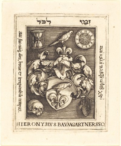 Exlibris von Hieronymus Baumgartner von Barthel Beham
