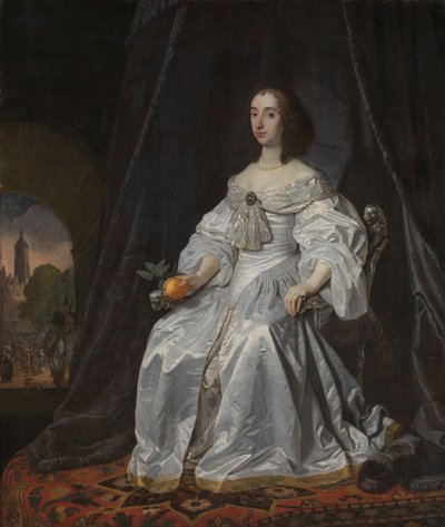 Maria Stuart, Prinzessin von Oranien, als Witwe von Wilhelm II von Bartholomeus van der Helst