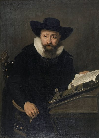 Porträt eines unbekannten Mannes, wahrscheinlich ein protestantischer Pfarrer von Bartholomeus van der Helst