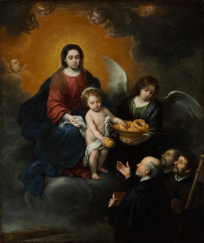 Christus verteilt Brot von Bartolomé Esteban Murillo