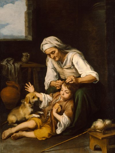Häusliche Toilette von Bartolomé Esteban Murillo