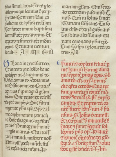 Missale: Folio 400: Kolophon von Bartolomeo Caporali
