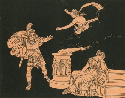 Aeneas und Helena von Bartolomeo Pinelli