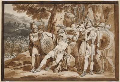 Tod des Epaminondas von Bartolomeo Pinelli