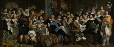 Bankett der Armbrustschützengilde zur Feier des Vertrags von Münster, 1648 von Bartolomeus van der Helst