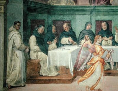 Das letzte Abendmahl, aus dem Refektorium von San Marco (Detail) von Bartolommeo Sogliani
