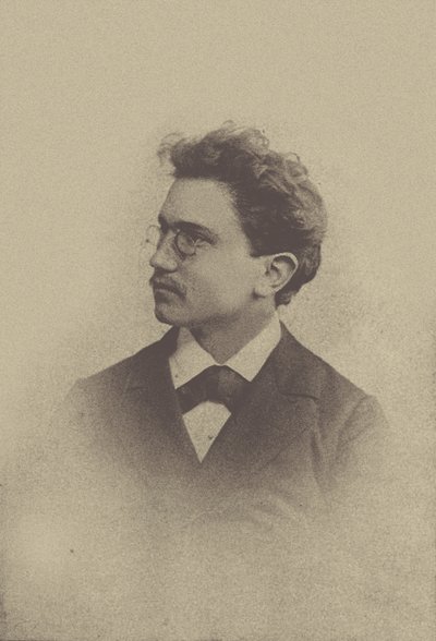 Porträt des Komponisten Hans Huber 1852-1921, 1898 von Basel . Photo studio Taescher and