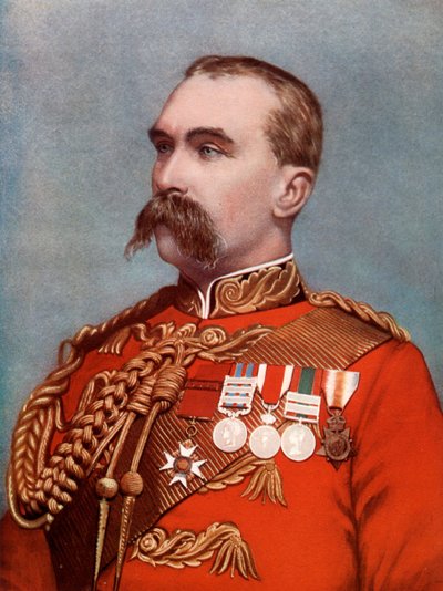 Generalleutnant Alfred Gaselee, Kommandeur der britischen Streitkräfte in China, 1902 von Bassano Studio