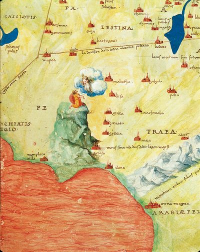 Nildelta, Rotes Meer und Berg Sinai, aus dem Atlas der Welt in dreiunddreißig Karten, von Battista Agnese von Battista Agnese