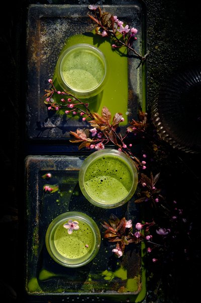 Frühlings-Matcha-Blüten von Beata Brząkalik-Gburek