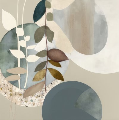 Erdige botanische Formen von Bella Eve