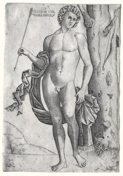 Mann mit einem Pfeil, ca. 1515 von Benedetto Montagna
