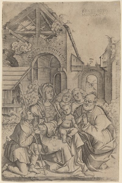 Die Geburt Christi von Benedetto Montagna
