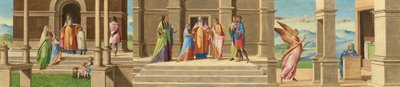 Die Darstellung und Heirat der Jungfrau und die Verkündigung von Benedetto Rusconi