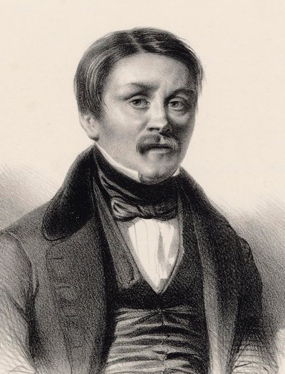 Porträt des Organisten und Komponisten Hippolyte Monpou, 1840 von Benjamin