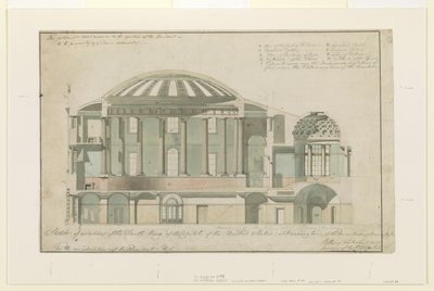 Abschnitt des Südflügels des US-Kapitols von Benjamin Henry Latrobe