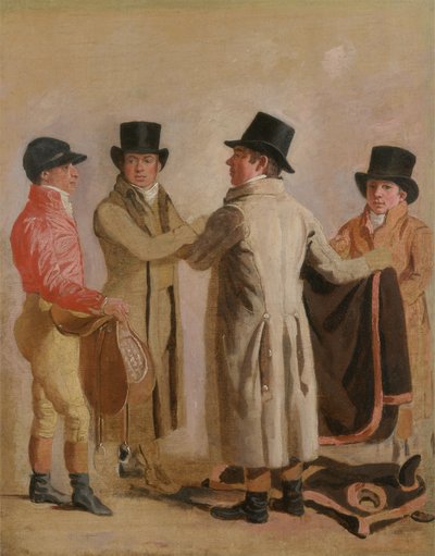 Frank Buckle, John Wastel, Robert Robson und ein Stallbursche von Benjamin Marshall