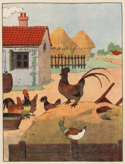 Illustration für Chantecler von Benjamin Rabier von Benjamin Rabier