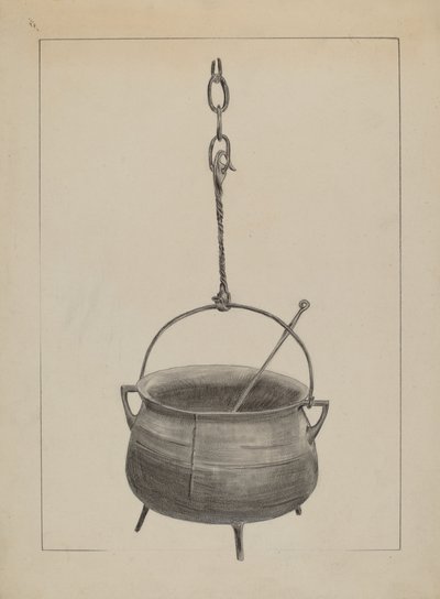 Kessel mit Löffel von Benjamin Resnick