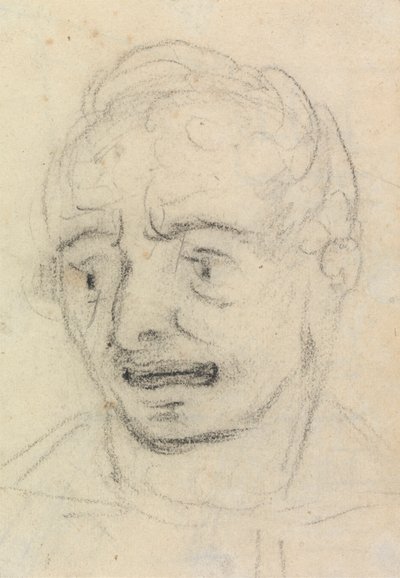 Porträtstudie eines Gesichtsausdrucks von Benjamin Robert Haydon
