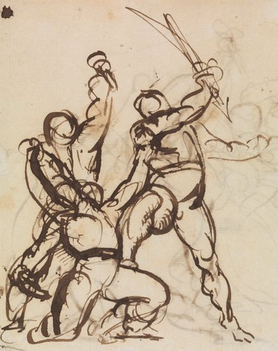 Studie einer Schlacht von Benjamin Robert Haydon