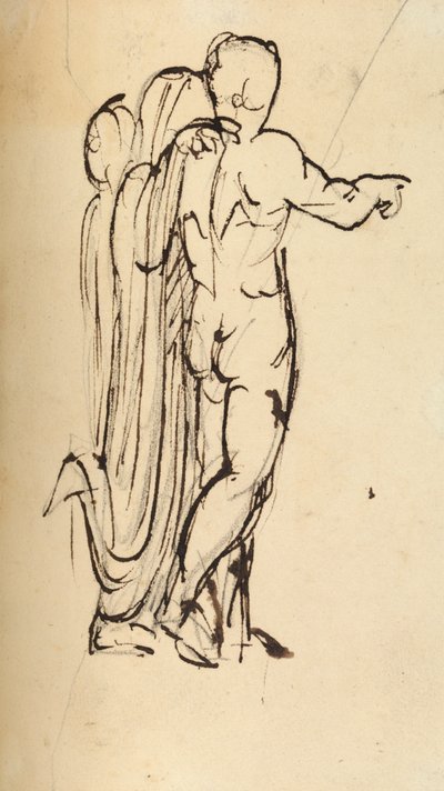 Studie einer Gruppe stehender Figuren von Benjamin Robert Haydon