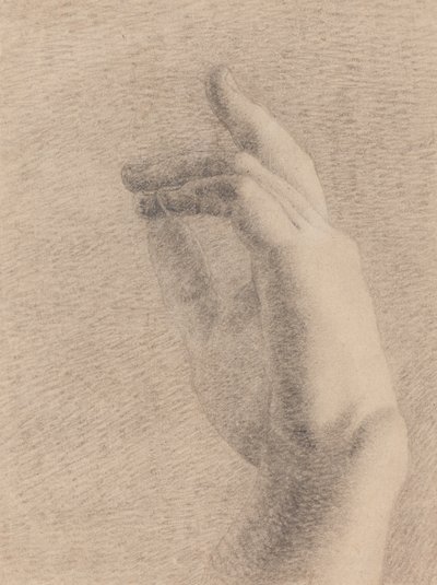 Studie einer Hand (recto) von Benjamin Robert Haydon