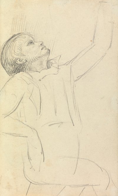 Studie eines sitzenden Mannes von Benjamin Robert Haydon