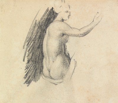 Studie der Rückseite einer nackten Figur von Benjamin Robert Haydon