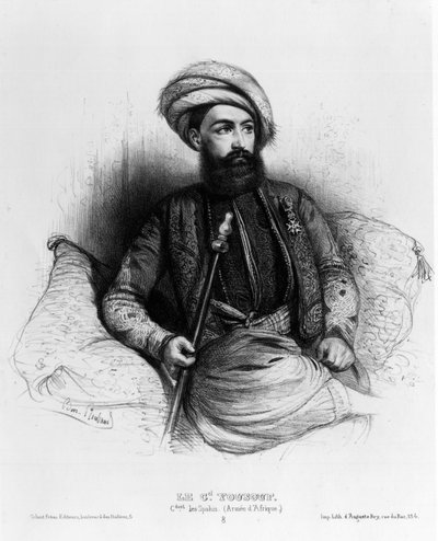 Giuseppe Vantini (oder Vaniti), bekannt als Yusuf oder Yousouf (1809-1866), Kommandant der Spahis (Afrikanische Armee) von Benjamin Roubaud