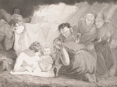 Der junge Shakespeare, betreut von Natur und Leidenschaften, 1799 von Benjamin Smith