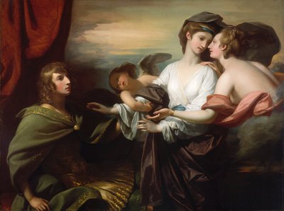 Helena nach Paris gebracht von Benjamin West