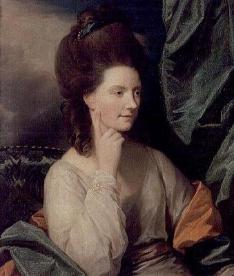 Porträt von Mrs. William Abercromby von Classaugh von Benjamin West