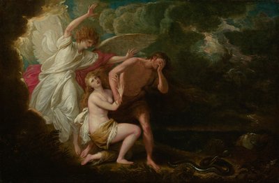 Die Vertreibung von Adam und Eva aus dem Paradies von Benjamin West