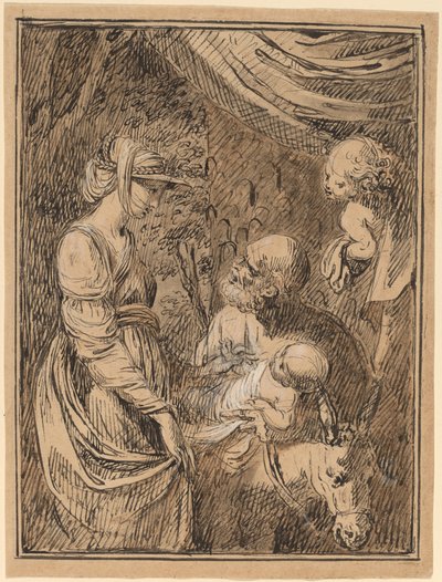 Die Flucht nach Ägypten von Benjamin West