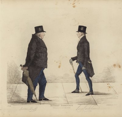 Berühmte Edinburgher, alias Moderne Athener, Adam Duff, Esq, Sheriff von Midlothian, Der ehrenwerte Henry (Lord) Cockburn von Benjamin William Crombie