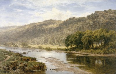 Am Llugwy unterhalb von Capel Curig von Benjamin Williams Leader