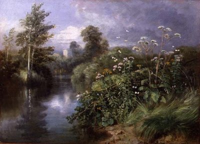 Die Ufer des Flusses von Benjamin Williams Leader