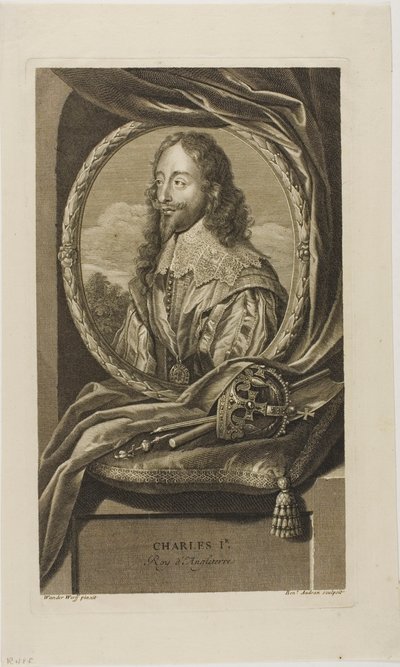Karl I., König von England von Benoit Audran I